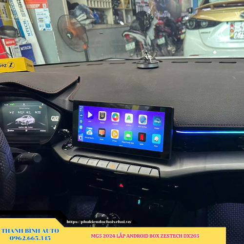 MG5 2024 lắp Android Box Zestech DX265 Thanh Bình Auto