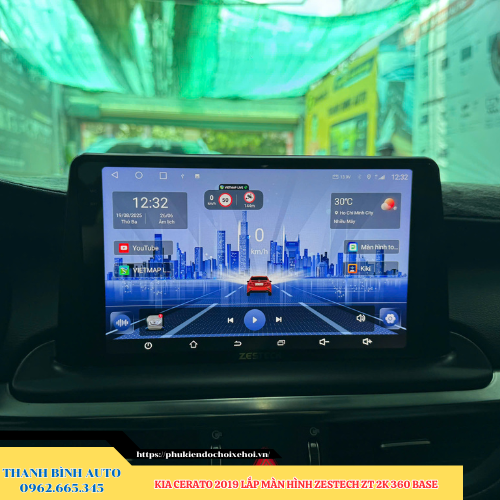 Kia Cerato 2019 lắp màn hình Zestech ZT 2K 360 Base Thanh Bình Auto