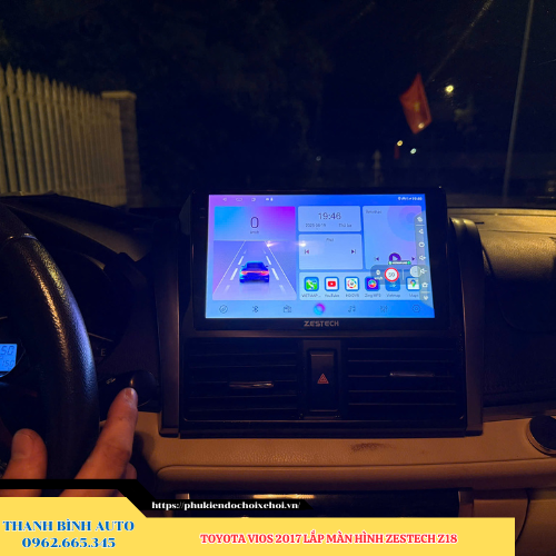 Toyota Vios 2017 lên màn hình Zestech Z18 Thanh Bình Auto
