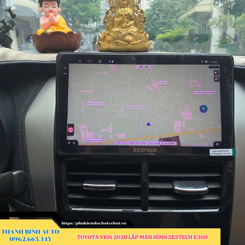 Toyota Vios 2020 lắp màn hình Zestech E360 Thanh Bình Auto