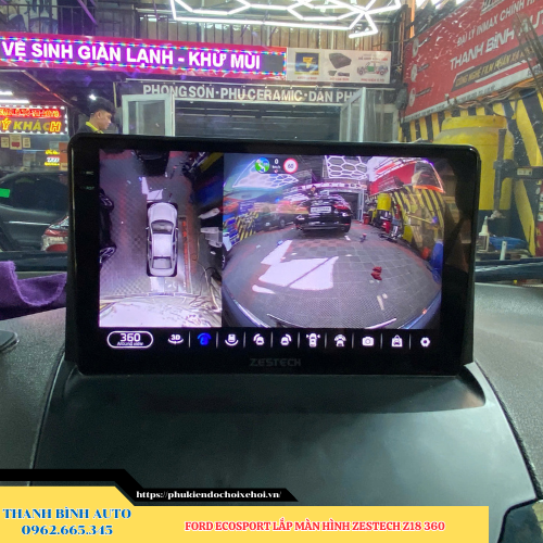 Ford EcoSport lắp màn hình Zestech Z18 360 Thanh Bình Auto