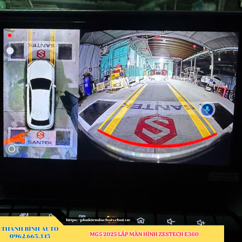 MG5 2025 lắp màn hình Zestech E360 Thanh Bình Auto