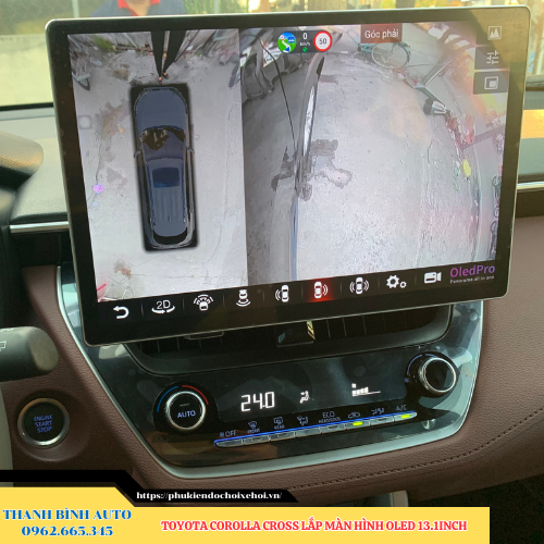 Toyota Corolla Cross lắp màn hình Oled 13.1 inch Thanh Bình Auto