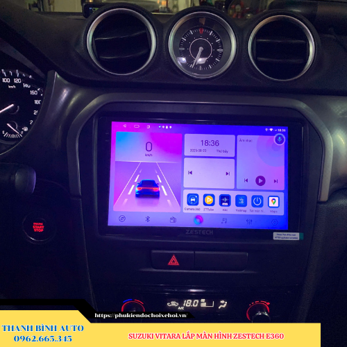 Suzuki Vitara lắp màn hình Zestech E360 Thanh Bình Auto