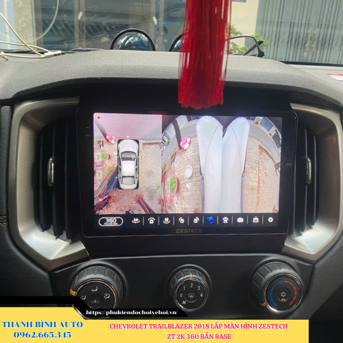 Chevrolet Trailblazer 2018 lắp màn hình Zestech ZT 2K 360 bản Base Thanh Bình Auto