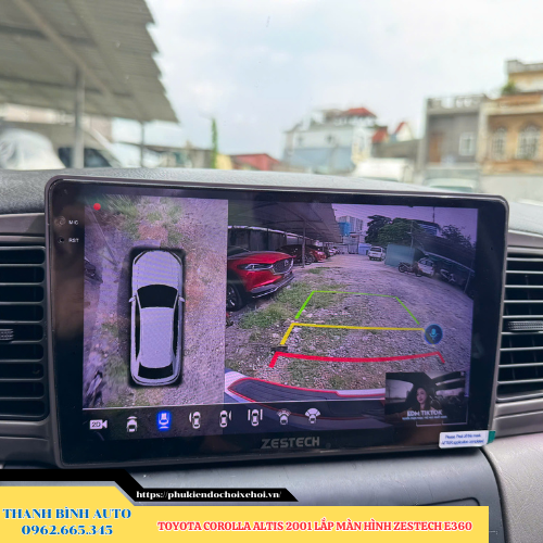 Toyota Corolla Altis 2001 lắp màn hình Zestech E360 Thanh Bình Auto