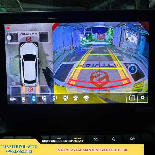 MG5 2025 lắp màn hình Zestech E360 Thanh Bình Auto
