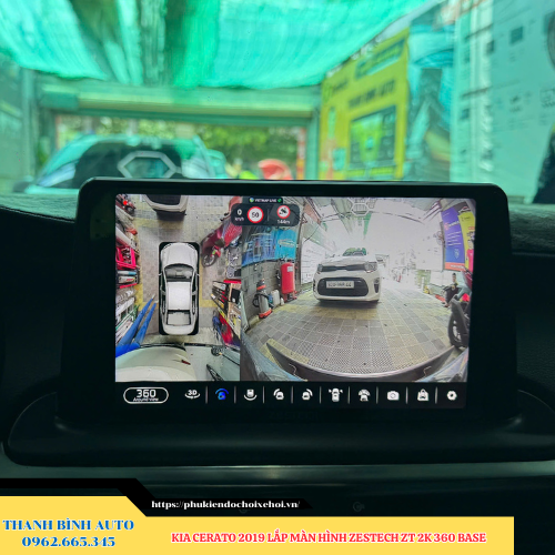 Kia Cerato 2019 lắp màn hình Zestech ZT 2K 360 Base Thanh Bình Auto