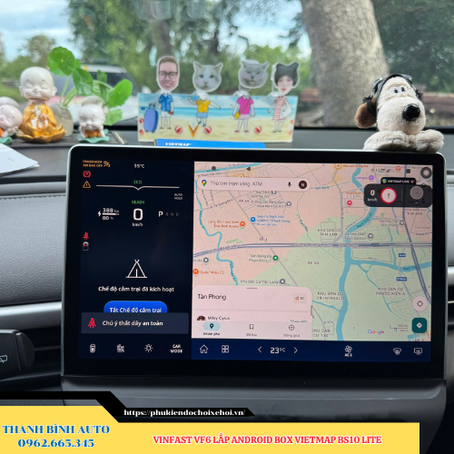 VinFast VF6 lắp Android Box Vietmap BS10 Lite Thanh Bình Auto