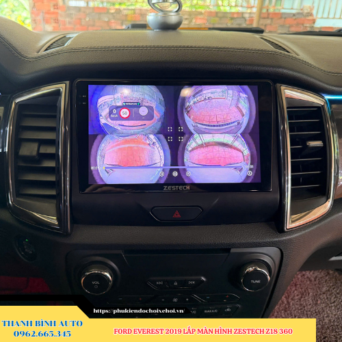 Ford Everest 2019 lên màn hình Zestech Z18 360 Thanh Bình Auto