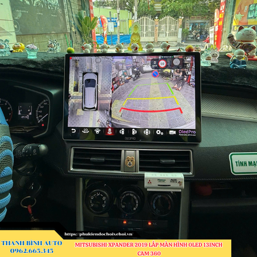 Mitsubishi Xpander 2019 lắp màn hình Oled 13 inch Cam 360 Thanh Bình Auto