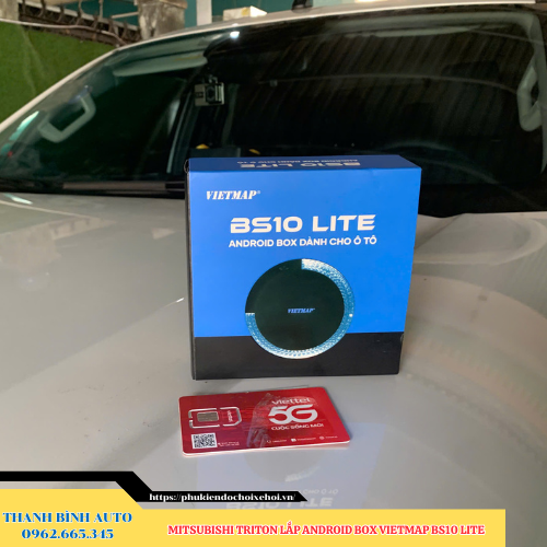 Mitsubishi Triton gắn Android Box Vietmap BS10 Lite Thanh Bình Auto