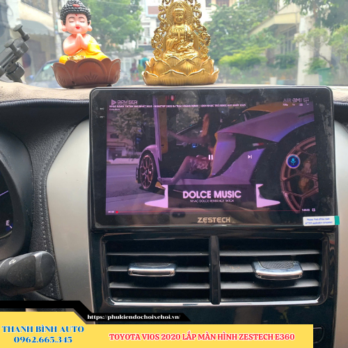Toyota Vios 2020 lắp màn hình Zestech E360 Thanh Bình Auto