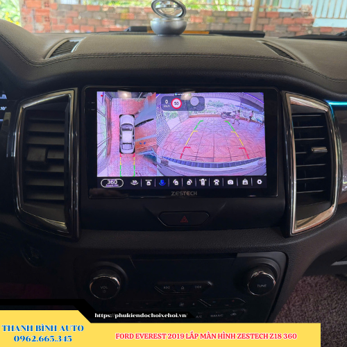 Ford Everest 2019 lên màn hình Zestech Z18 360 Thanh Bình Auto