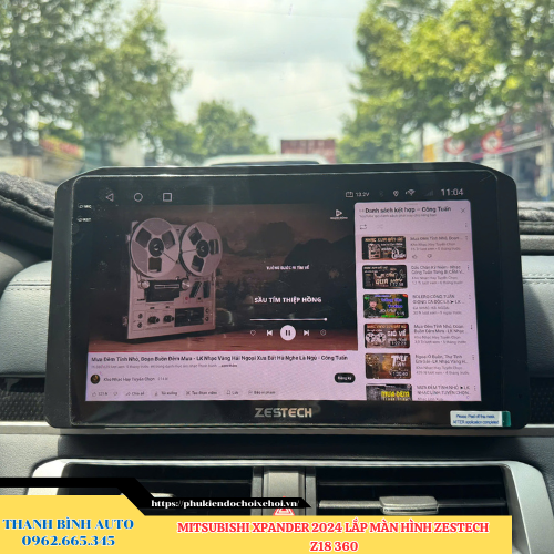 Mitsubishi Xpander 2024 lên màn hình Zestech Z18 360 Thanh Bình Auto