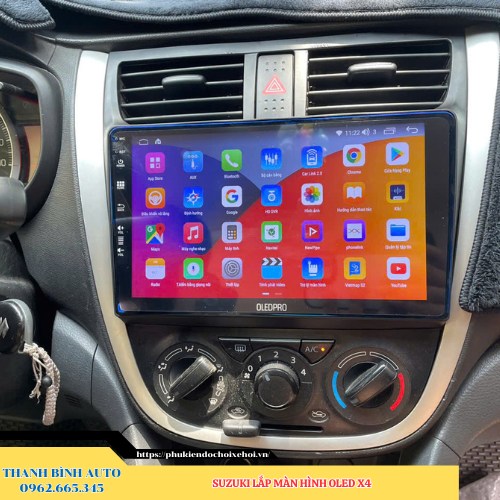 Suzuki gắn màn hình Oled X4 Thanh Bình Auto