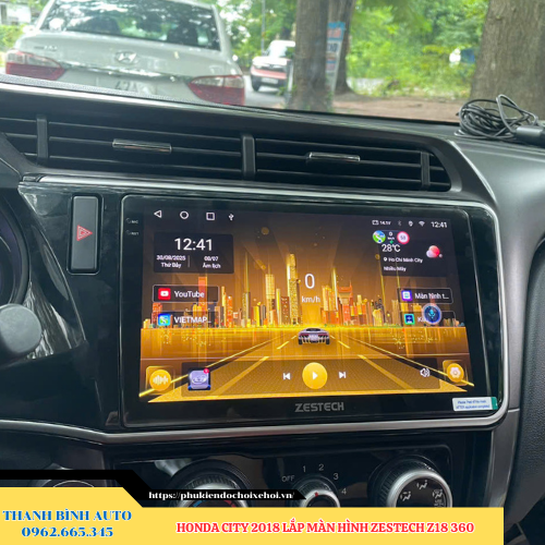 Honda City 2018 lên màn hình Zestech Z18 360 Thanh Bình Auto