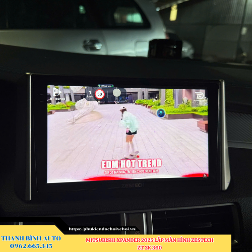 Mitsubishi Xpander 2025 gắn màn hình Zestech ZT 2K 360 Thanh Bình Auto