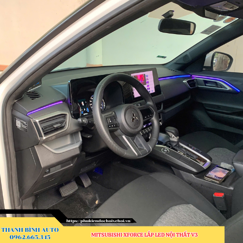 Mitsubishi Xforce gắn Led nội thất V3 Thanh Bình Auto