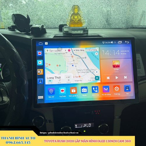Toyota Rush 2020 lên màn hình Oled 13 inch Cam 360 Thanh Bình Auto