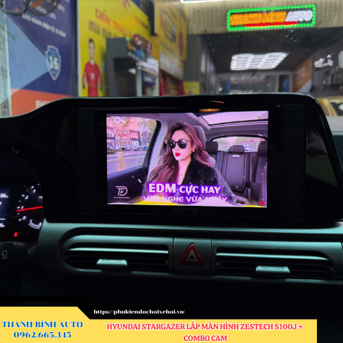 Hyundai Stargazer lắp màn hình Zestech S100J + Combo Cam Thanh Bình Auto