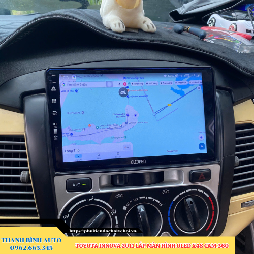 Toyota Innova 2011 lắp màn hình Oled X4S Cam 360 Thanh Bình Auto