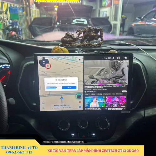 Xe Tải Van Tera lắp màn hình Zestech ZT13 2K 360 Thanh Bình Auto