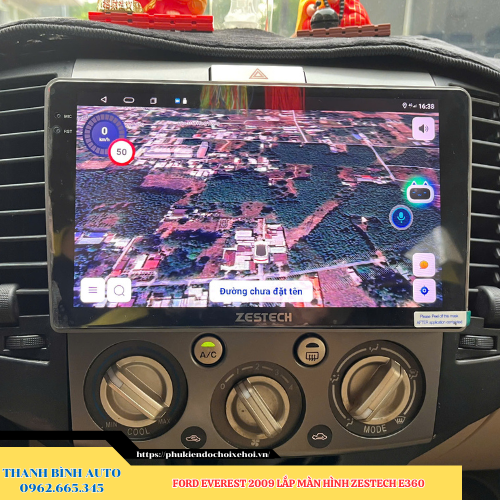 Ford Everest 2009 lên màn hình Zestech E360 Thanh Bình Auto