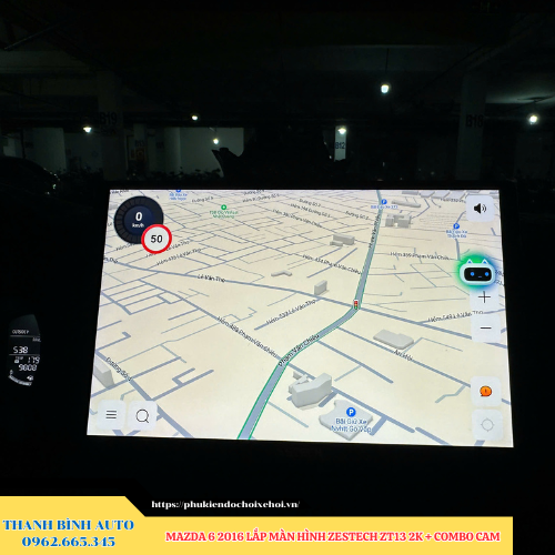 Mazda 6 2016 lắp màn hình Zestech ZT13 2K + Combo Cam Thanh Bình Auto