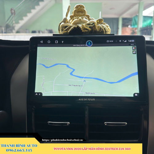 Toyota Vios 2020 lắp màn hình Zestech Z18 360 Thanh Bình Auto