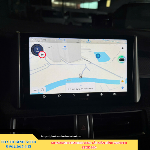 Mitsubishi Xpander 2025 gắn màn hình Zestech ZT 2K 360 Thanh Bình Auto