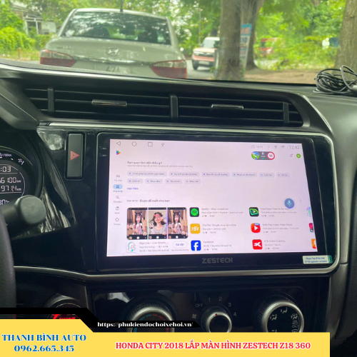Honda City 2018 lên màn hình Zestech Z18 360 Thanh Bình Auto