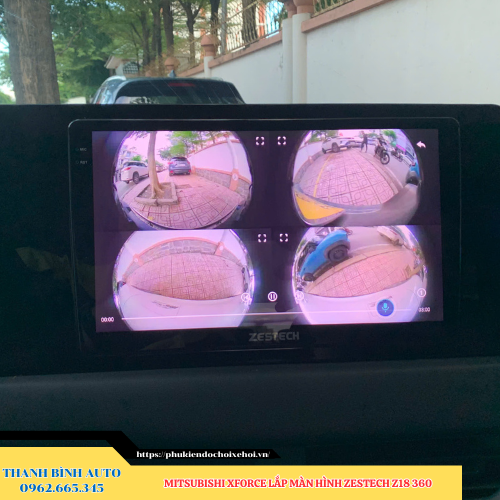 Mitsubishi Xforce lên màn hình Zestech Z18 360 Thanh Bình Auto