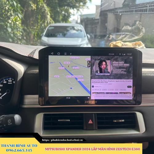 Mitsubishi Xpander 2024 gắn màn hình Zestech E360 Thanh Bình Auto