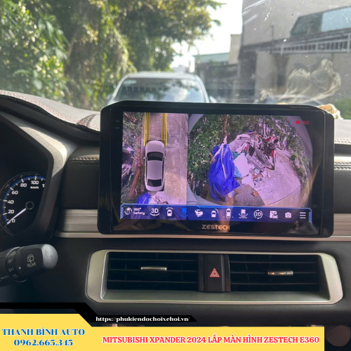Mitsubishi Xpander 2024 gắn màn hình Zestech E360 Thanh Bình Auto