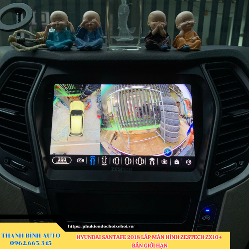 Hyundai Santafe 2018 gắn màn hình Zestech ZX10+ Bản giới hạn Thanh Bình Auto