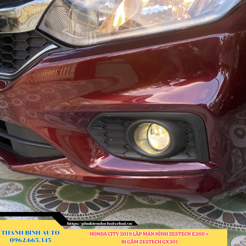 Honda City 2019 lên màn hình Zestech E360 + Bi gầm Zestech GX301 Thanh Bình Auto