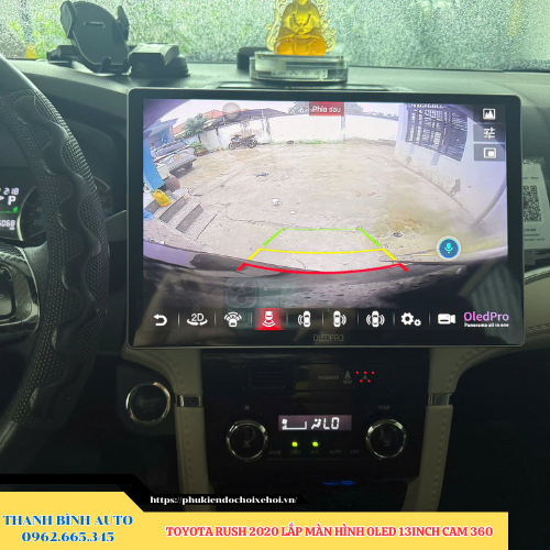 Toyota Rush 2020 lên màn hình Oled 13 inch Cam 360 Thanh Bình Auto