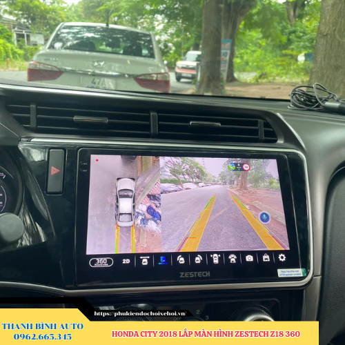 Honda City 2018 lên màn hình Zestech Z18 360 Thanh Bình Auto