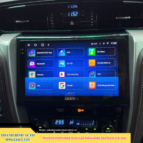 Toyota Fortuner 2020 gắn màn hình Zestech Z18 360 2 Toyota Fortuner 2020 gắn màn hình Zestech Z18 360 Thanh Bình Auto
