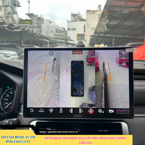 Mitsubishi Xpander 2022 lên màn hình Oled 13 inch Cam 360 7 Mitsubishi Xpander 2022 lắp màn hình Oled 13 inch Cam 360 Thanh Bình Auto