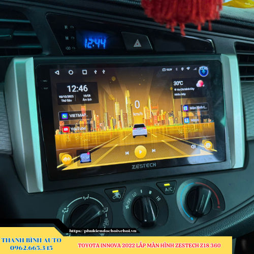 Toyota Innova 2022 lắp màn hình Zestech Z18 360 1 Toyota Innova 2022 lắp màn hình Zestech Z18 360 Thanh Bình Auto