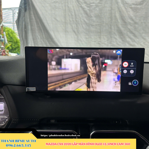 Mazda CX8 2020 lắp màn hình Oled 12.3 inch Cam 360 Thanh Bình Auto