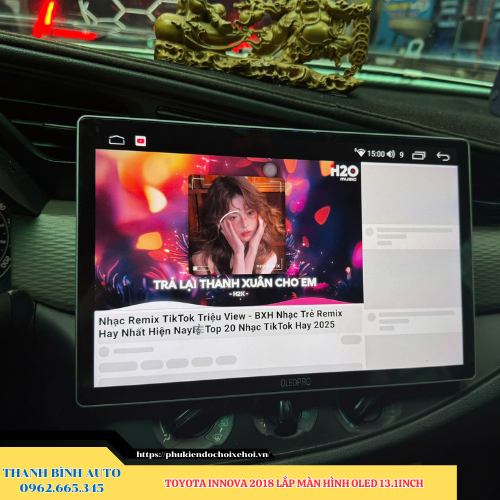 Toyota Innova 2018 lên màn hình Oled 13.1 inch Thanh Bình Auto