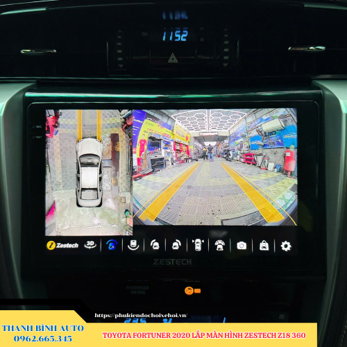 Toyota Fortuner 2020 gắn màn hình Zestech Z18 360 7 Toyota Fortuner 2020 gắn màn hình Zestech Z18 360 Thanh Bình Auto
