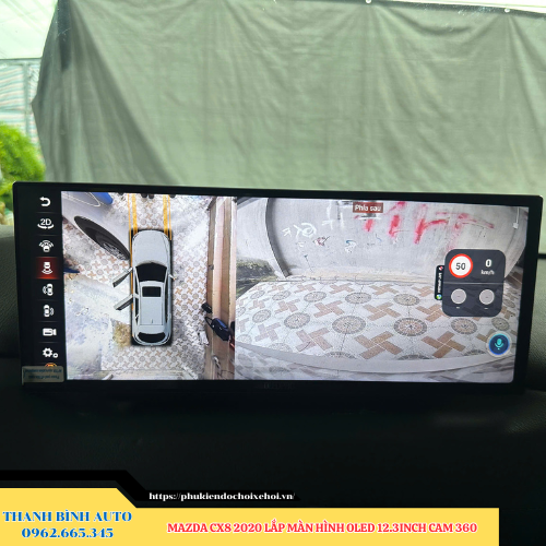 Mazda CX8 2020 lắp màn hình Oled 12.3 inch Cam 360 Thanh Bình Auto