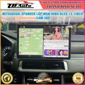 Mitsubishi Xpander lắp màn hình Oled 13.1inch Cam 360