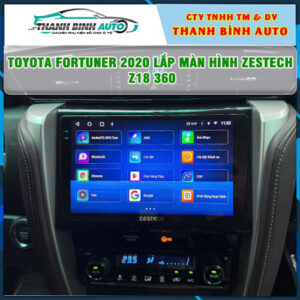 Toyota Fortuner 2020 gắn màn hình Zestech Z18 360 Thanh Bình Auto